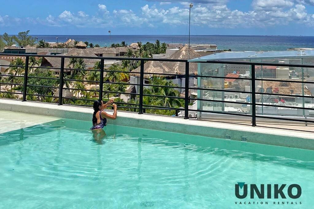 1 Block To The Beach 2Br 6Pax Rooftop Pool King Bed プレヤデルカーメン エクステリア 写真
