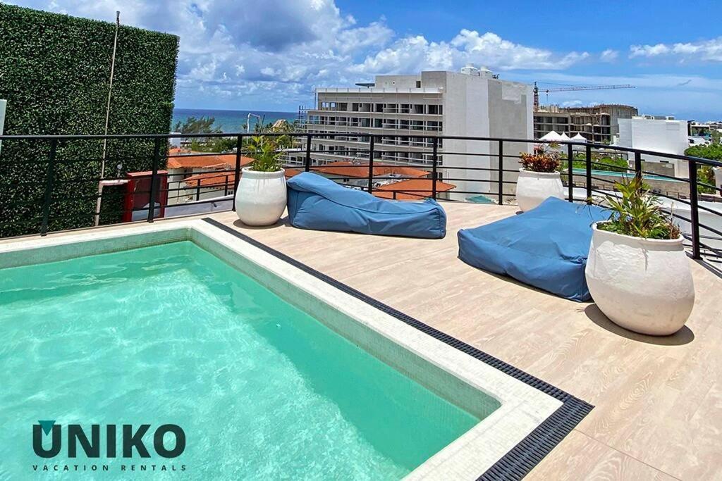 1 Block To The Beach 2Br 6Pax Rooftop Pool King Bed プレヤデルカーメン エクステリア 写真